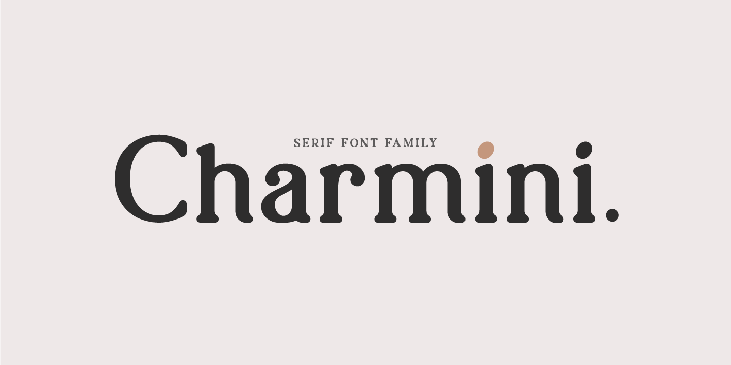 Przykład czcionki Charmini Semi Light Italic